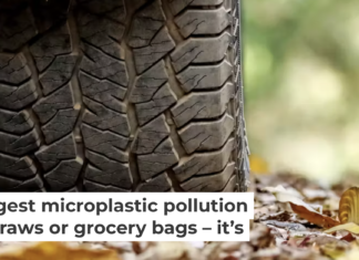 Most tires are made of synthetic rubber that sheds particles of microplastics over time. Rapeepong Puttakumwong/Moment via Getty Images